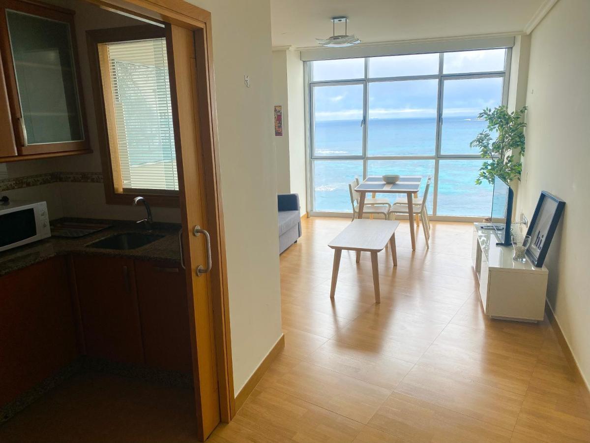 Apartamento Acogedor Con Vistas Al Mar. A Coruna Bagian luar foto