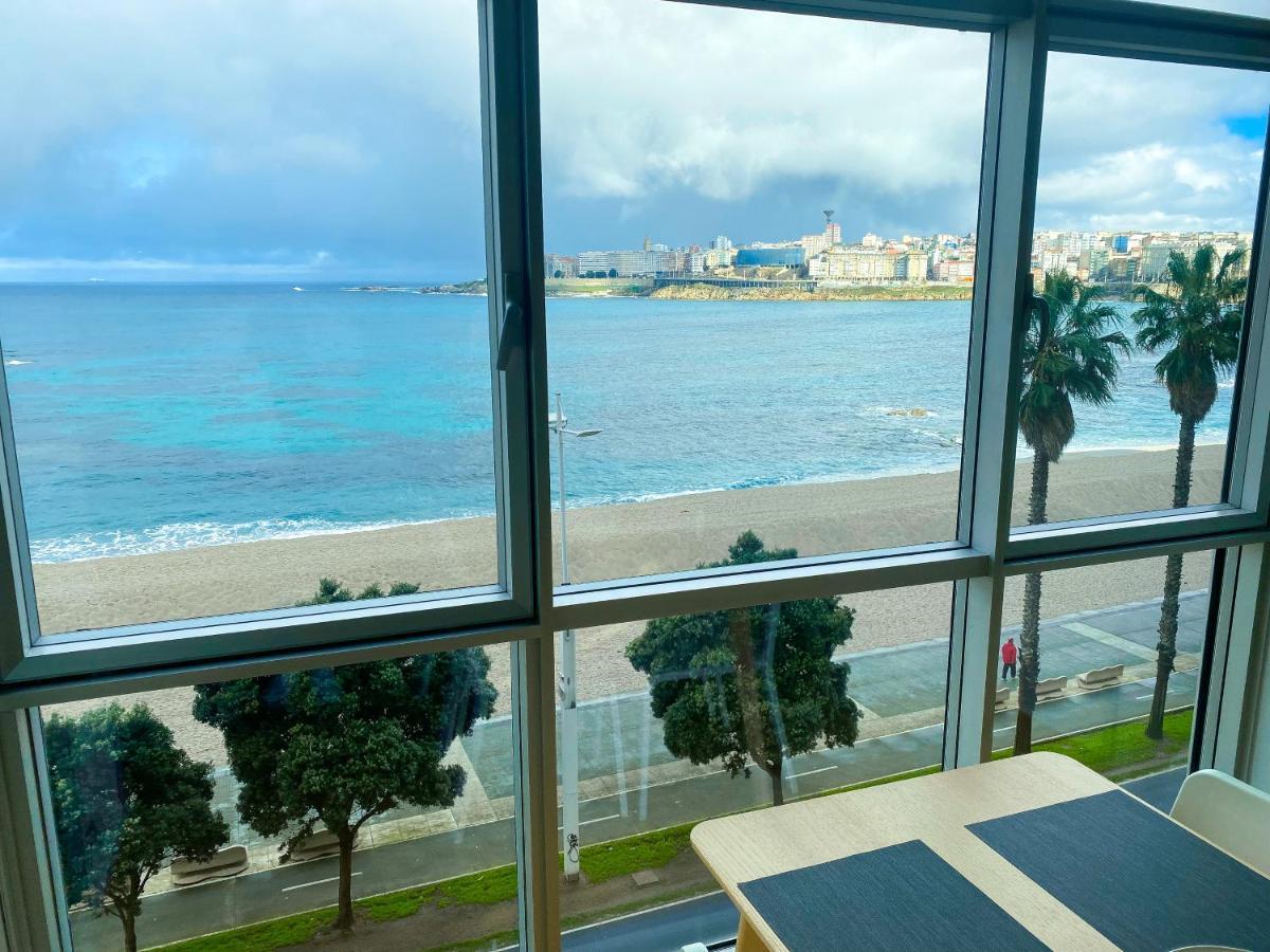 Apartamento Acogedor Con Vistas Al Mar. A Coruna Bagian luar foto