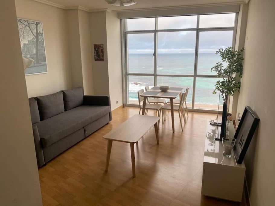 Apartamento Acogedor Con Vistas Al Mar. A Coruna Bagian luar foto