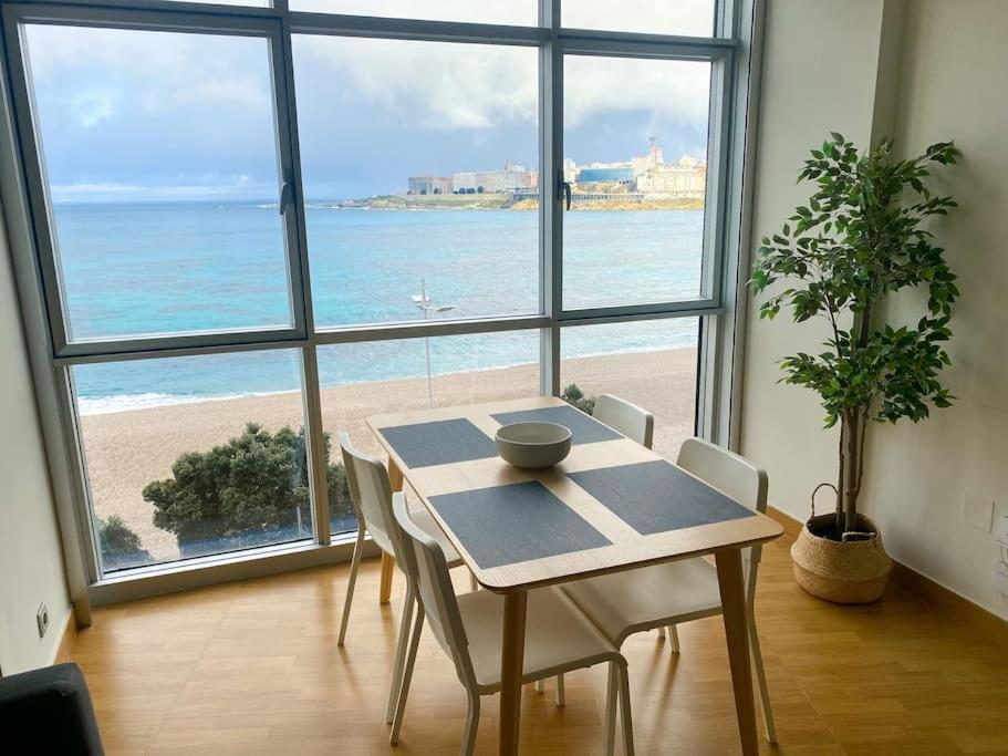 Apartamento Acogedor Con Vistas Al Mar. A Coruna Bagian luar foto